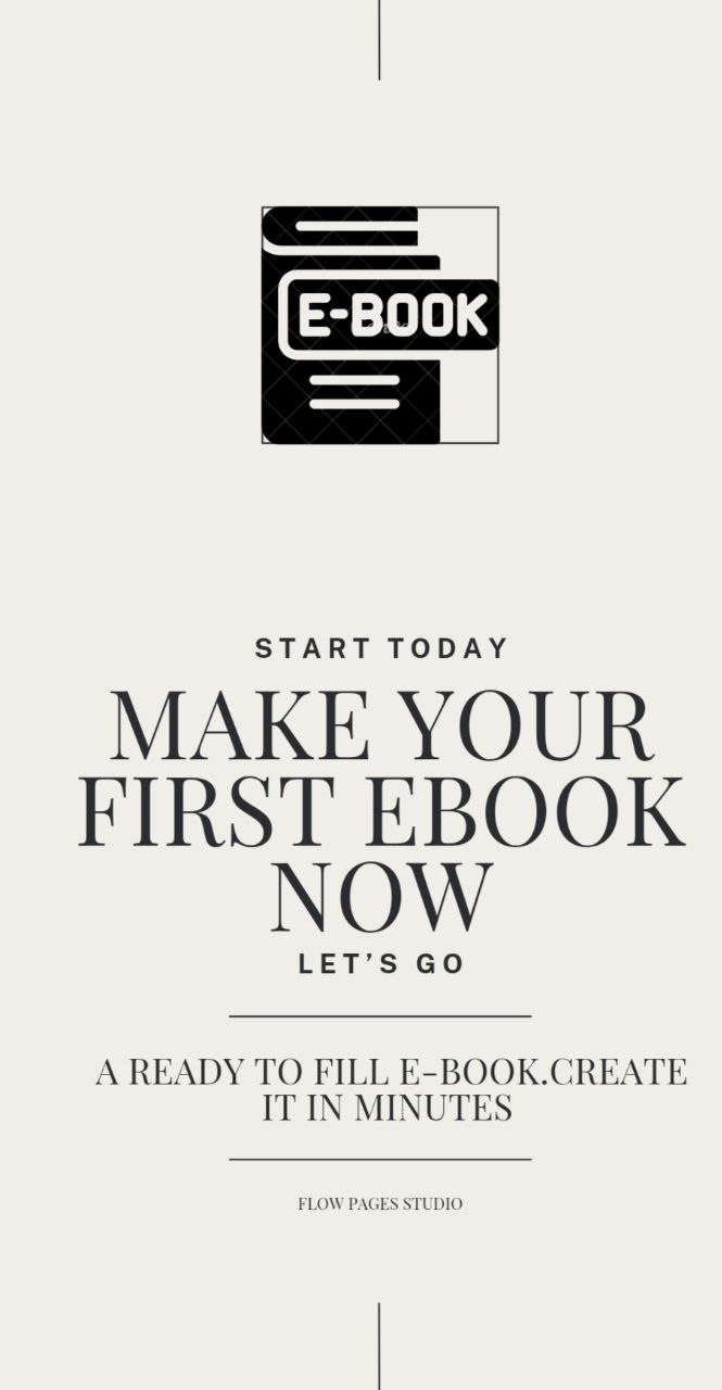 Editable Books Flow Pages Studio